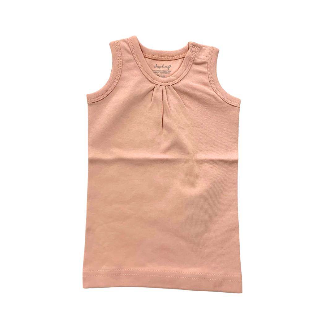 Solid Tank Top - Dune Pink (0-3m)