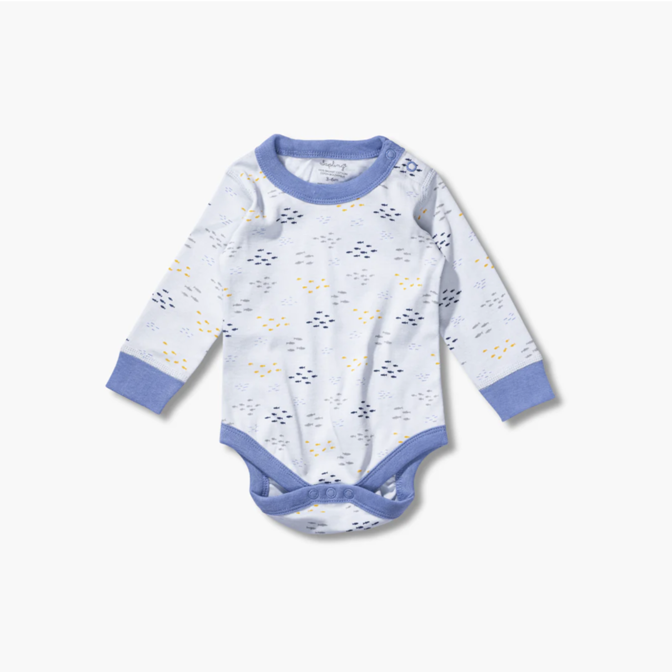 Sardines Long Sleeve Bodysuit (3-6m)