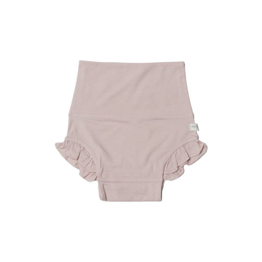 Made from Lou Lou Lollipop's signature TENCEL™ Lyocell and organic cotton knit, this adorable baby bloomer with ruffles can be paired with a bodysuit for those warm summer days or wear with tights for a style look on cooler days. The fold-down waistband gives the option to be worn high-waisted or at a natural hip making it a very versatile piece.